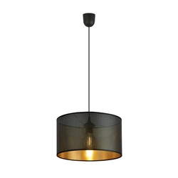Lampa wisząca Emibig ASTON 1 Czarny/GOLD 1148/1