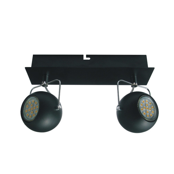 Lampa sufitowa TONY listwa 92-25012 czarna matowa 2xGU10 LED