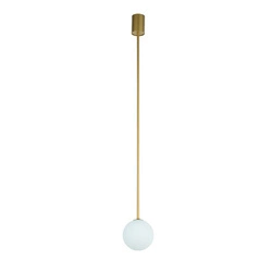 Lampa wisząca KIER M SATIN GOLD 96cm G9 | złoty satynowy 10306