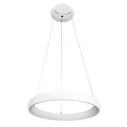 Lampa wisząca Alessia śr. 51cm 40W LED barwa ciepła 3000K | biały