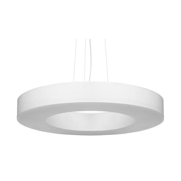 Nowoczesna lampa wisząca SATURNO SLIM SL.0753 70 cm biała 6xE27