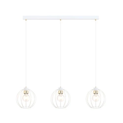 Lampa wisząca Emibig GINO 3 Biały/GOLD 1223/3