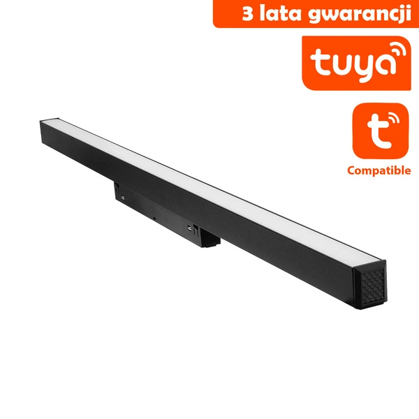 Linia LED Do Szyn Magnetycznych DDCX-FG600-TY TUYA 20W CCT Czarna