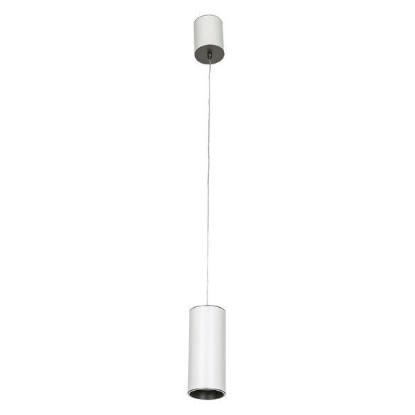 Lampa wisząca Moldes Big szer. 8,5cm 12W LED barwa ciepła 3000K | biały/szary