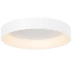 Biały plafon OHIO LED, śr 45cm 24W