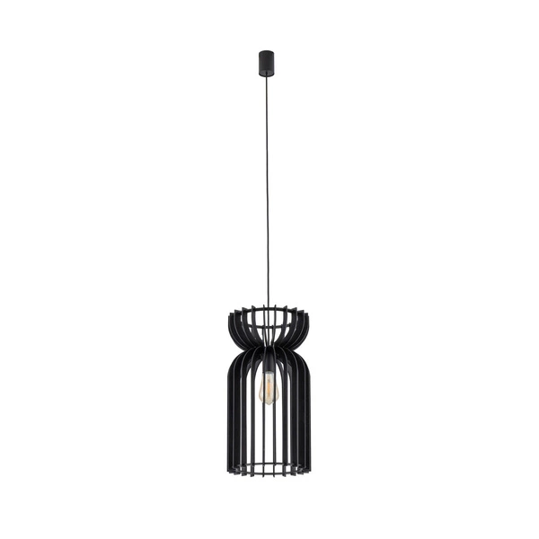 Lampa wisząca KYMI BLACK A szer. 26 cm E27| czarny 10573