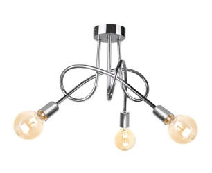 Lampa sufitowa 3xE27 RUMBA SILVER