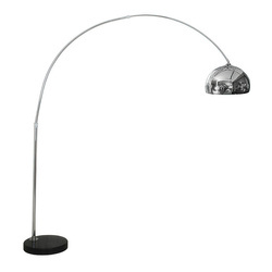 Designerska lampa podłogowa do salonu COSMO S | chrom 4917