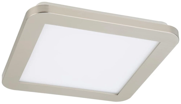 Plafon 22,5 cm, NEXIT 10-66824, satyna/biały, 12W LED, barwa ciepła 3000K, IP44