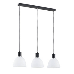 Lampa wisząca SANBRI dł. 75cm 3xE27 | czarny