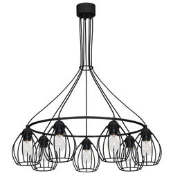 Lampa Wisząca DON BLACK 7xE27