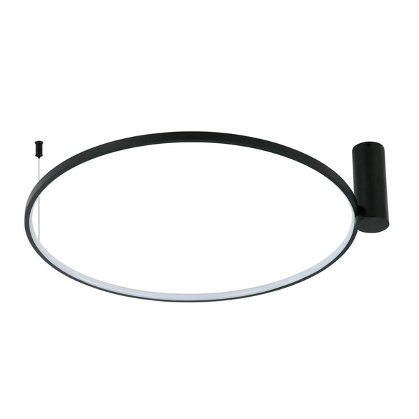 Lampa sufitowa RING L LED 48W zmienna barwa światła CCT | czarny