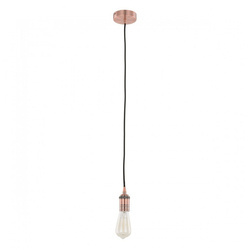 Lampa wisząca ATRIUM śr. 4,5cm E27 | miedź czerwona