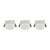 Oprawy podtynkowe CUP 3 PC SET śr. 7cm 3xGU10 | biały 10793