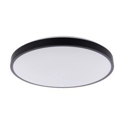 Plafon lampa sufitowa AGNES ROUND LED 32W czarny śr. 48,5cm IP44 neutralna 4K 8184