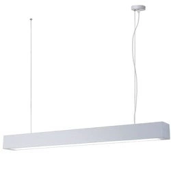 Lampa wisząca IBROS duża 24W 3000K IP44 | biała