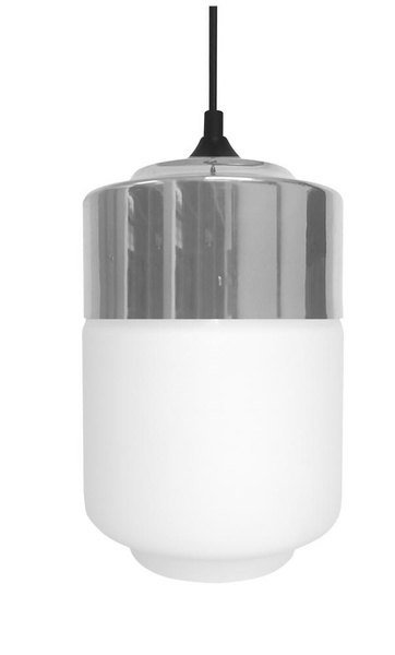 Lampa wisząca MASALA 31-40541 biała z chromową nakładką 1x60W E27