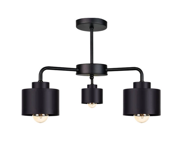 Lampa sufitowa 3xE27 SIMPLY BLACK