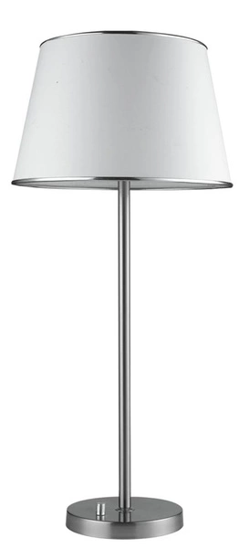 Lampa gabinetowa/stołowa/nocna IBIS 41-00913 satyna/biały 1x40W E14