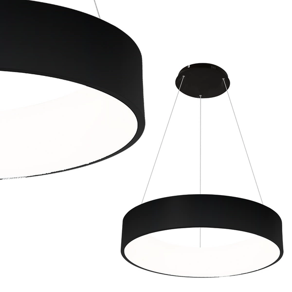 Lampa wisząca OHIO BLACK 24W LED