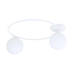 Lampa sufitowa Emibig SOPRA 2 WH OPAL 1258/2