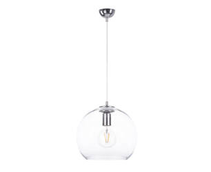 Lampa wisząca 1xE27 NOE SILVER