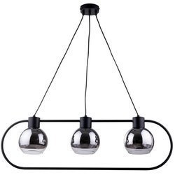 Lampa sufitowa wisząca LINDA 3 ZWIS czarny 31891