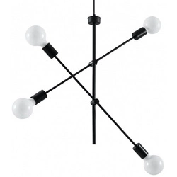 Lampa wisząca CONCEPT 4 SL.0712 czarna 4xE27