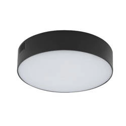 Plafon LID ROUND LED 16cm 25W barwa ciepła 3000K | czarny 10407