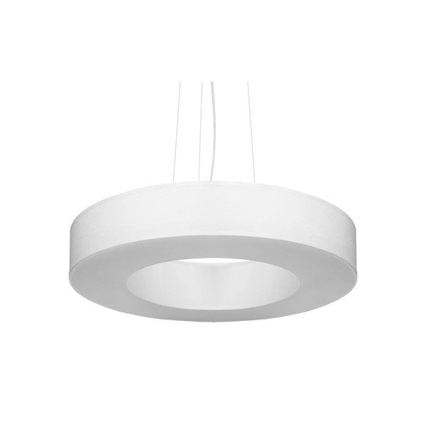 Nowoczesna lampa wisząca SATURNO SLIM SL0749 50 cm biała 5xE27