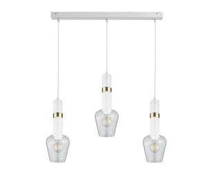 Lampa wisząca 3xE27 VERBUM WHITE/GOLD