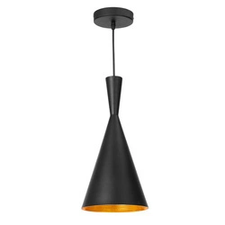 Lampa wisząca Garda 1xE27 czarna LP-42011/1P CZARNY