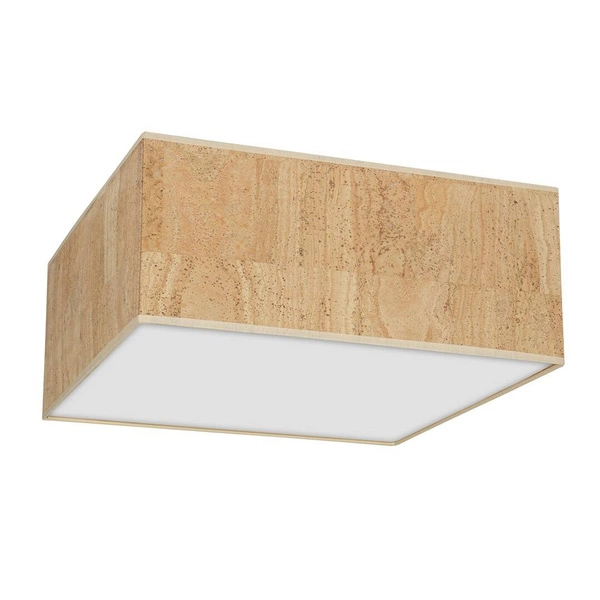 Lampa sufitowa CORK, MLP7518, biały/korkowy, 3x40W E27