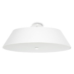 Nowoczesna lampa sufitowa VEGA  SL.0767 60cm biała 5x60W E27