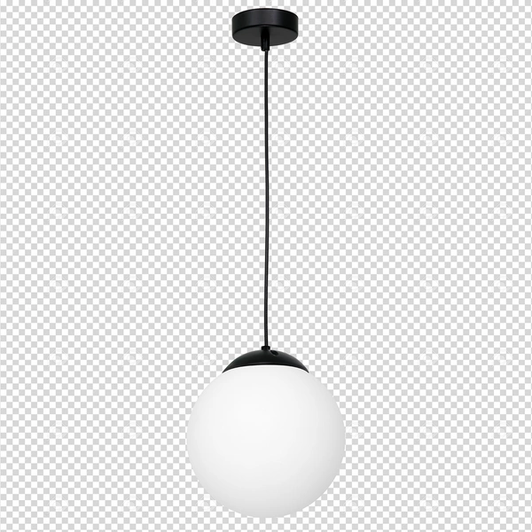Nowoczesna lampa wisząca LIMA BLACK 1xE14 MLP6522