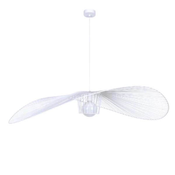 Stylowa lampa wisząca Kapelusz KP-21 szer. 115 cm | biały