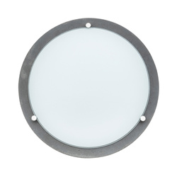 Lampa Sufitowa Rocky 1xLED 24V Zintegrowana 1200lm 2700K 13W Szary Beton/Białe Szkło