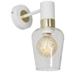 Nowoczesna lampa ścienna kinkiet ROMA WHITE MLP6486