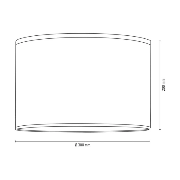 Abażur Cylinder E27 H30 Biała Celuloza 100% ECO A1468