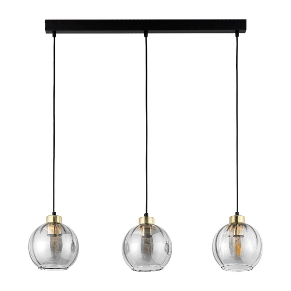 DEVI TRANSPARENT LAMPA WISZĄCA 3 PŁ LISTWA 4580