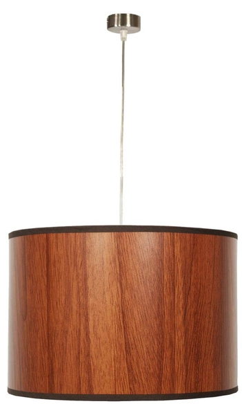 Lampa wisząca TIMBER 31-56743 abażur z fakturą dębu 1x60W E27