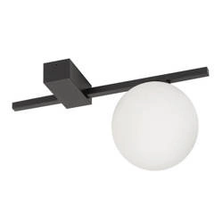 Designerska smukła lampa sufitowa plafon G9 13cm PIK I | czarny 10299