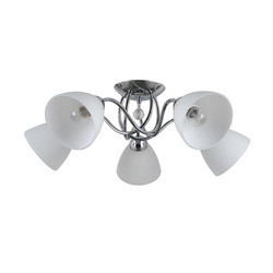 Lampa sufitowa Lugano szer. 50cm 5xE27 | chrom