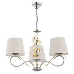 Nowoczesna lampa sufitowa SANDRA III chrom śr. 64cm