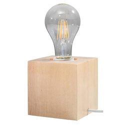 Lampa biurkowa ARIZ, SL.0677, naturalne drewno, 1x60W E27