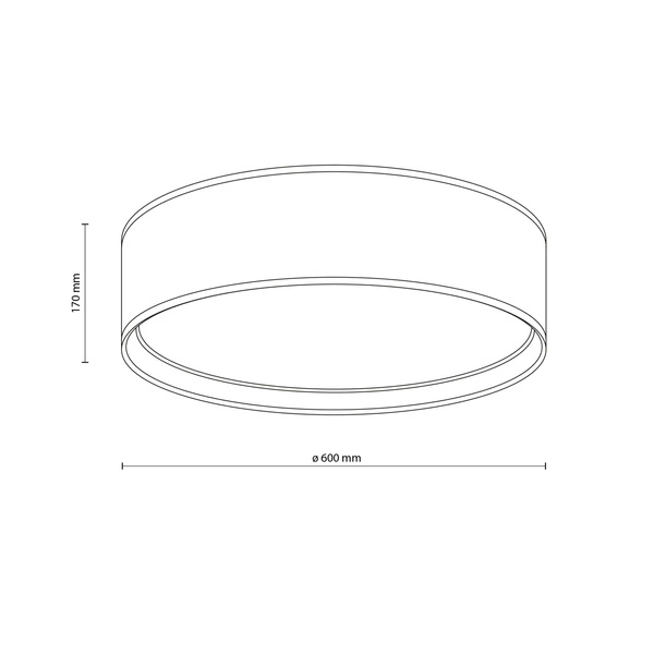 Nowoczesna lampa sufitowa 60cm BILBAO 3432 3432