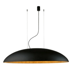 Lampa wisząca CANOE dł. 117cm 5xE27 | czarny/złoty 7926