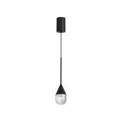 Lampa Wisząca Nata 1xLED czarna PL0104-BK