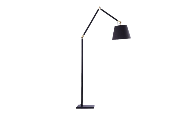 Azzardo ZYTA FLOOR LAMPBODY BK/GO 4193