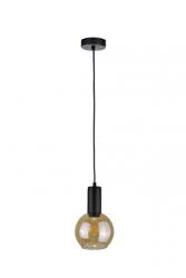 Lampa wisząca 1xE27 JANTAR BLACK